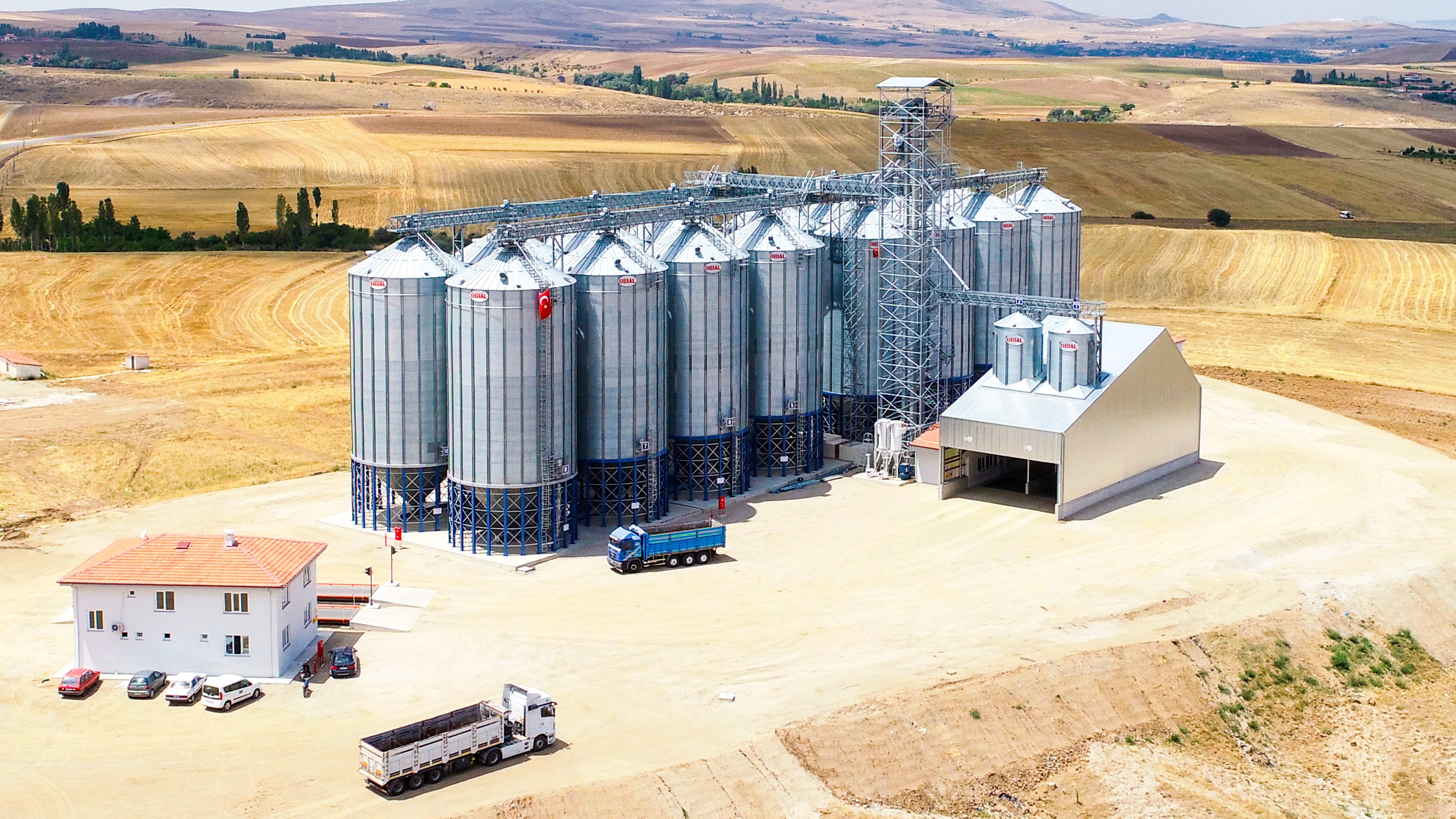 OBIAL Konik Tabanlı Çelik Silo - Hopper Silo Sistemi