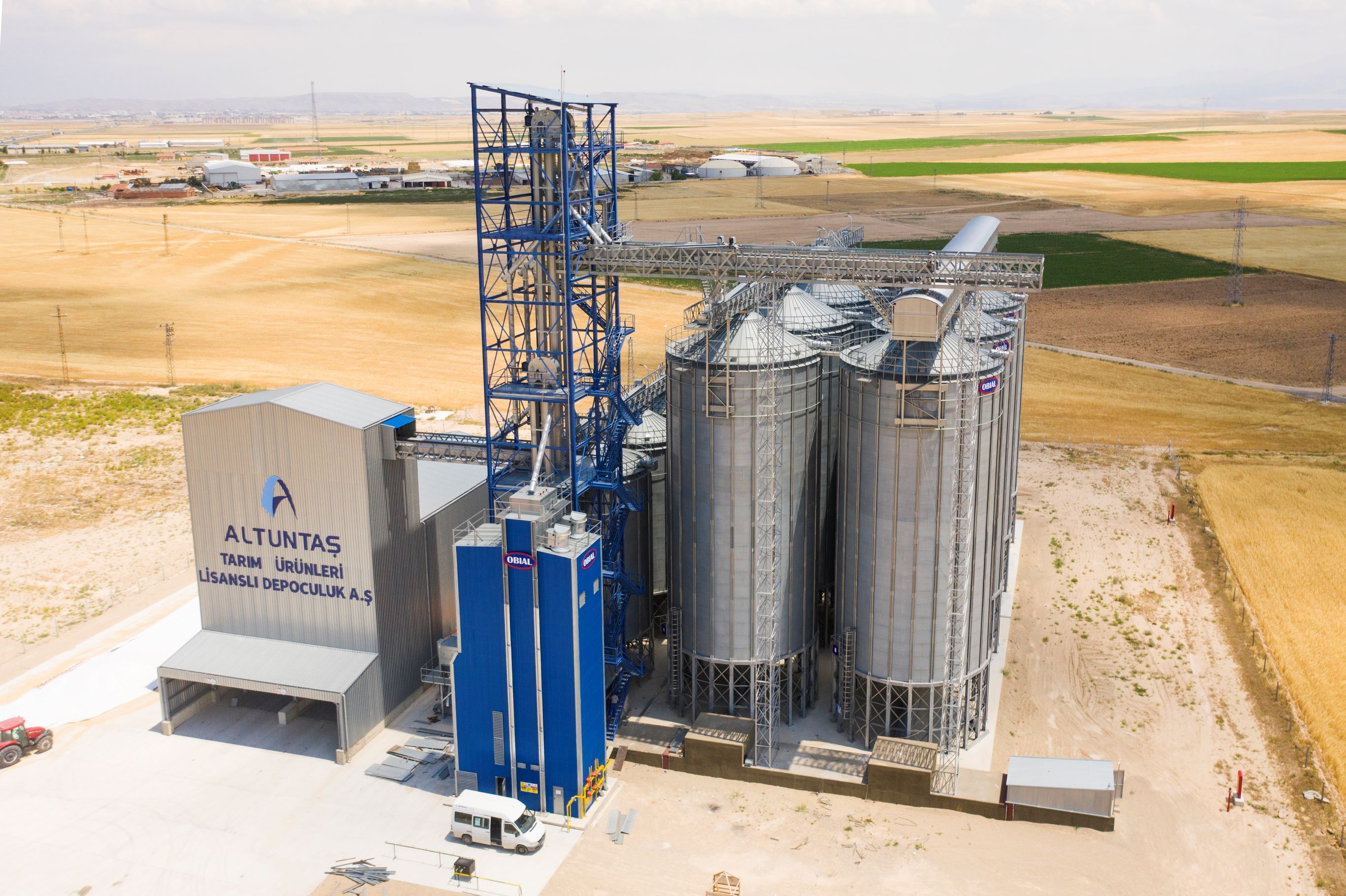 OBIAL Konik Tabanlı Çelik Silo - Hopper Silo Sistemi