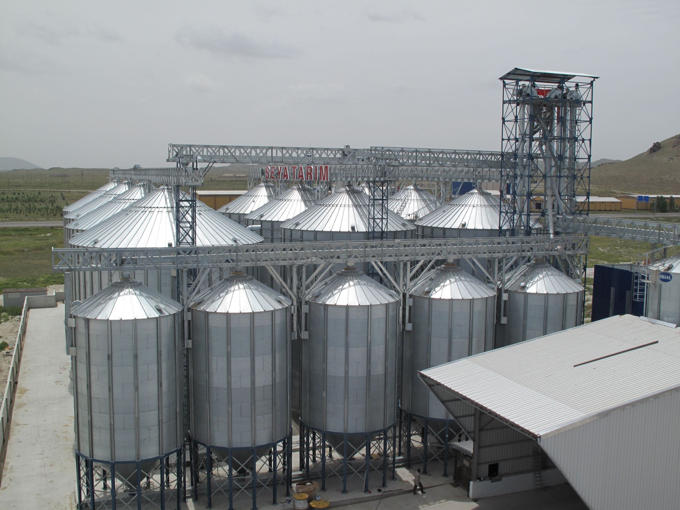 OBIAL Konik Tabanlı Çelik Silo - Hopper Silo Sistemi