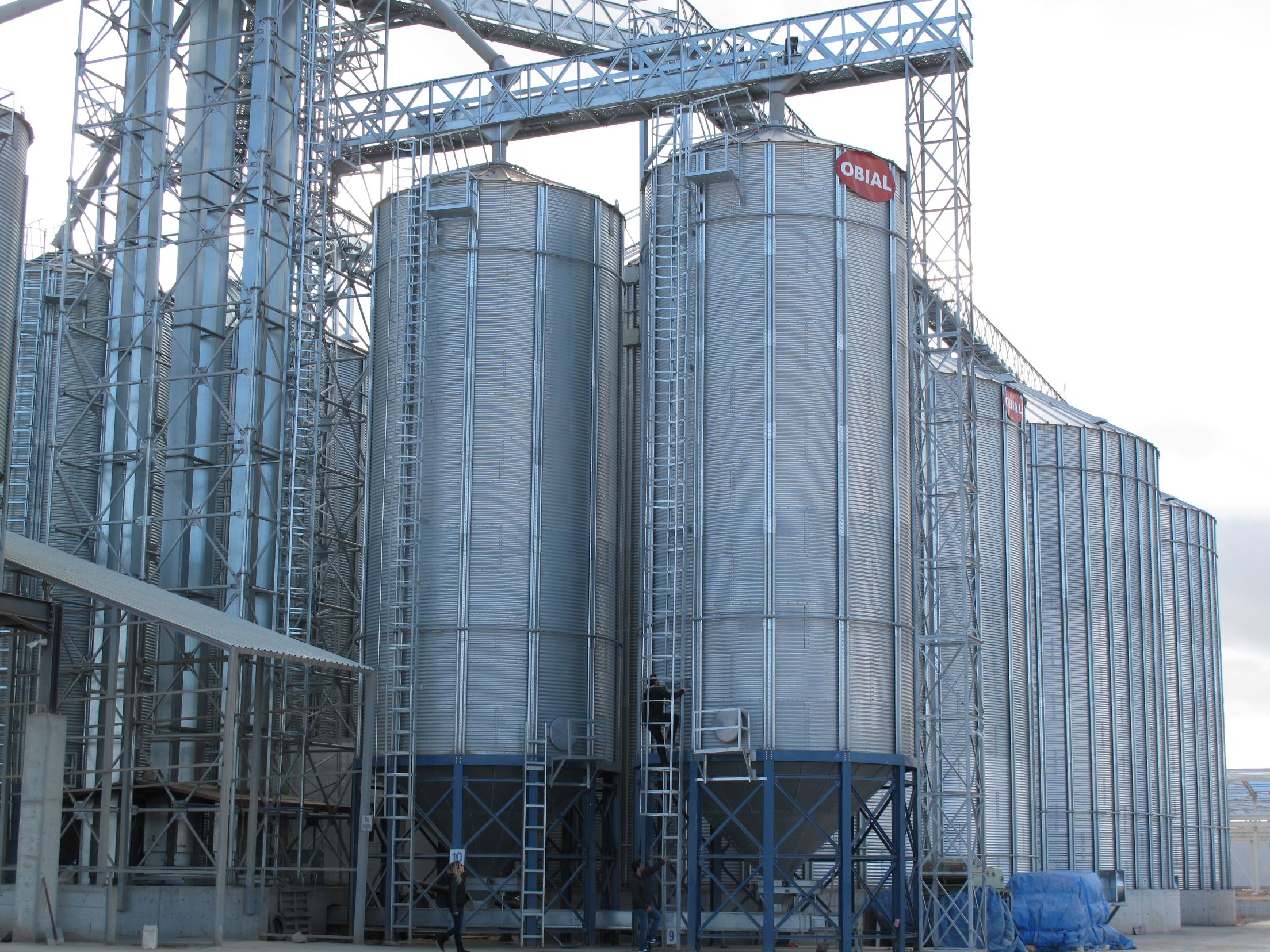 OBIAL Konik Tabanlı Çelik Silo - Hopper Silo Sistemi