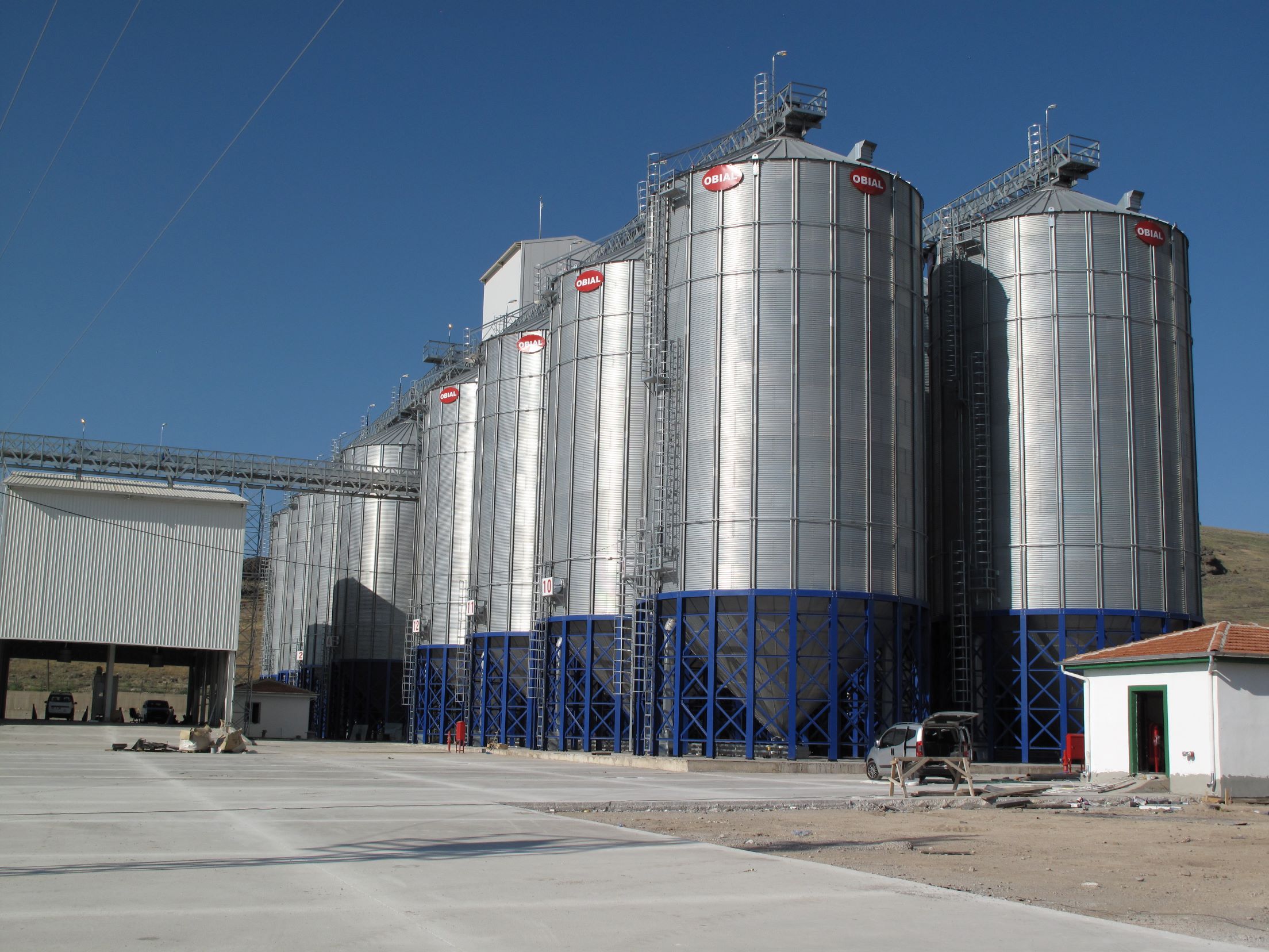 OBIAL Konik Tabanlı Çelik Silo - Hopper Silo Sistemi