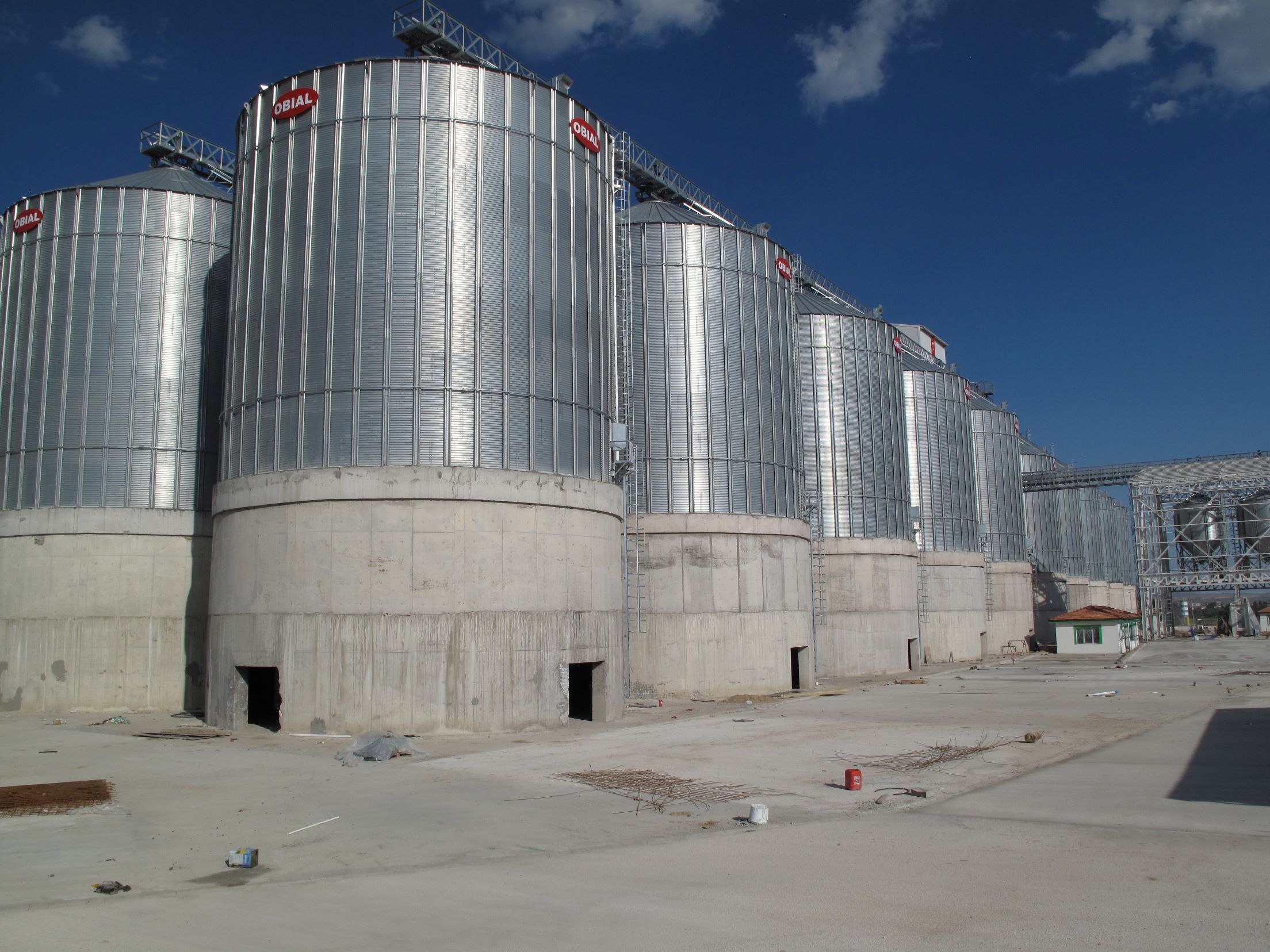 OBIAL Konik Tabanlı Çelik Silo - Hopper Silo Sistemi